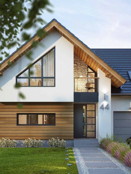Dom z drewnianą elewacją – poznaj nowoczesne sposoby na ściany inspirowane naturą