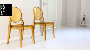 Krzesła i meble transparentne