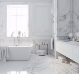 Marmurowe łazienki: przepiękne aranżacje na wzór naturalnej elegancji