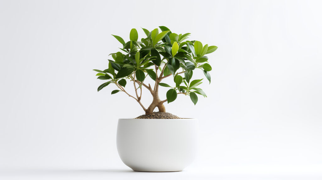 Fikus benjamin w formie bonsai